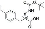 (S)-2-(TERT-BUTOXYCARBONYLAMINO-METHYL)-3-(4-ETHYL-PHENYL)-PROPIONIC ACID Struktur