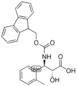 N-FMOC-3-(R)-AMINO-2-(R)-HYDROXY-3-O-TOLYL-PROPIONIC ACID Struktur