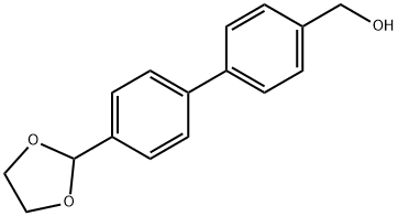 (4'-[1,3]DIOXOLAN-2-YL-BIPHENYL-4-YL)-METHANOL Struktur