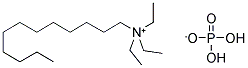 1-DODECYLTRIETHYL-AMMONIUM PHOSPHATE Struktur