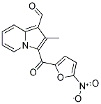 2-METHYL-3-(5-NITRO-FURAN-2-CARBONYL)-INDOLIZINE-1-CARBALDEHYDE Struktur