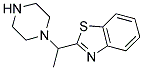 2-(1-PIPERAZIN-1-YLETHYL)-1,3-BENZOTHIAZOLE Struktur