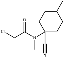 2-CHLORO-N-(1-CYANO-4-METHYLCYCLOHEXYL)-N-METHYLACETAMIDE Struktur