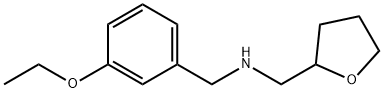 1-(3-ETHOXYPHENYL)-N-(TETRAHYDROFURAN-2-YLMETHYL)METHANAMINE Struktur