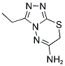 3-ETHYL-7H-[1,2,4]TRIAZOLO[3,4-B][1,3,4]THIADIAZIN-6-AMINE Struktur