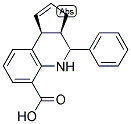 (3AR,9BS)-4-PHENYL-3A,4,5,9B-TETRAHYDRO-3H-CYCLOPENTA[C]QUINOLINE-6-CARBOXYLIC ACID Struktur