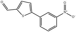 5-(3-NITROPHENYL)-2-THIOPHENECARBALDEHYDE Struktur