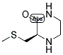 (R)-3-METHYLSULFANYLMETHYL-PIPERAZIN-2-ONE Struktur