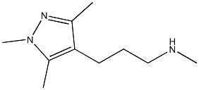 N-METHYL-N-[3-(1,3,5-TRIMETHYL-1H-PYRAZOL-4-YL)PROPYL]AMINE Struktur