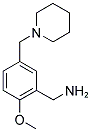 [2-METHOXY-5-(PIPERIDIN-1-YLMETHYL)BENZYL]AMINE Struktur