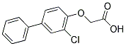 [(3-CHLORO-1,1'-BIPHENYL-4-YL)OXY]ACETIC ACID Struktur