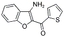 (3-AMINO-1-BENZOFURAN-2-YL)(THIEN-2-YL)METHANONE Struktur