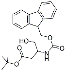 3-(9H-FLUOREN-9-YLMETHOXYCARBONYLAMINO)-4-HYDROXY-BUTYRIC ACID TERT-BUTYL ESTER Struktur