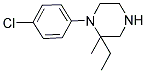 1-(4-CHLOROPHENYL)-2-ETHYL-2-METHYLPIPERAZINE Struktur