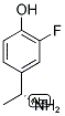 (R)-4-(1-AMINOETHYL)-2-FLUOROPHENOL Struktur