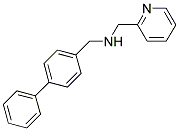 N-(1,1'-BIPHENYL-4-YLMETHYL)-N-(PYRIDIN-2-YLMETHYL)AMINE Struktur