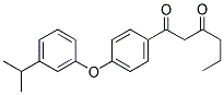 1-[4-(3-ISOPROPYL-PHENOXY)-PHENYL]-HEXANE-1,3-DIONE Struktur