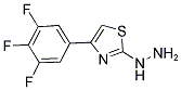 [4-(3,4,5-TRIFLUORO-PHENYL)-THIAZOL-2-YL]-HYDRAZINE Struktur