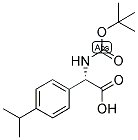 (S)-TERT-BUTOXYCARBONYLAMINO-(4-ISOPROPYL-PHENYL)-ACETIC ACID Struktur