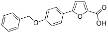 5-(4-BENZYLOXY-PHENYL)-FURAN-2-CARBOXYLIC ACID Struktur