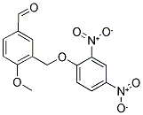 3-[(2,4-DINITROPHENOXY)METHYL]-4-METHOXYBENZALDEHYDE Struktur