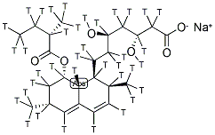 LOVASTATIN ACID [3H(G)] SODIUM SALT Struktur