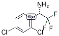 (1S)-1-(2,4-DICHLOROPHENYL)-2,2,2-TRIFLUOROETHYLAMINE Struktur