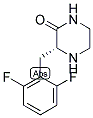 (R)-3-(2,6-DIFLUORO-BENZYL)-PIPERAZIN-2-ONE Struktur