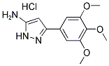 3-(3,4,5-TRIMETHOXYPHENYL)-1H-PYRAZOL-5-AMINE HYDROCHLORIDE Struktur