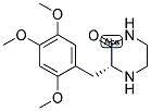 (R)-3-(2,4,5-TRIMETHOXY-BENZYL)-PIPERAZIN-2-ONE Struktur