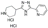 2-[5-(4-PIPERIDINYL)-4H-1,2,4-TRIAZOL-3-YL]PYRIDINE DIHYDROCHLORIDE Struktur