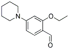 2-ETHOXY-4-PIPERIDIN-1-YL-BENZALDEHYDE Struktur