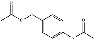 4-ACETAMIDOBENZYL ACETATE Struktur