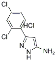 3-(2,4-DICHLOROPHENYL)-1H-PYRAZOL-5-YLAMINE HYDROCHLORIDE Struktur