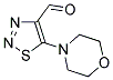 5-MORPHOLIN-4-YL-1,2,3-THIADIAZOLE-4-CARBALDEHYDE Struktur