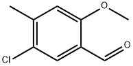 5-CHLORO-2-METHOXY-4-METHYLBENZALDEHYDE Struktur