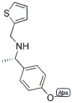 (S)-1-(4-METHOXYPHENYL)-N-(THIOPHEN-2-YLMETHYL)ETHANAMINE Struktur