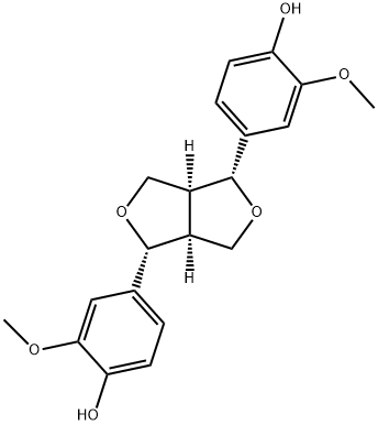 (-)-PINORESINOL Structure