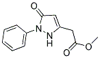 METHYL (5-OXO-1-PHENYL-2,5-DIHYDRO-1H-PYRAZOL-3-YL)ACETATE Struktur