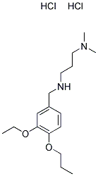 N'-(3-ETHOXY-4-PROPOXY-BENZYL)-N,N-DIMETHYL-PROPANE-1,3-DIAMINE DIHYDROCHLORIDE Struktur