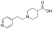 1-(2-PYRIDIN-4-YL-ETHYL)-PIPERIDINE-4-CARBOXYLIC ACID Struktur