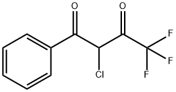 2-CHLORO-4,4,4-TRIFLUORO-1-PHENYL-BUTANE-1,3-DIONE Struktur