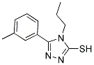 5-(3-METHYLPHENYL)-4-PROPYL-4H-1,2,4-TRIAZOLE-3-THIOL Struktur