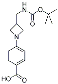 [1-(4-CARBOXY-PHENYL)-AZETIDIN-3-YLMETHYL]-CARBAMIC ACID TERT-BUTYL ESTER Struktur