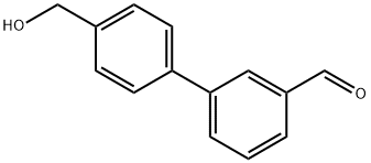 4'-(HYDROXYMETHYL)[1,1'-BIPHENYL]-3-CARBALDEHYDE Struktur