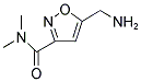 5-(AMINOMETHYL)-N,N-DIMETHYL-3-ISOXAZOLECARBOXAMIDE Struktur