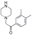 1-(3,4-DIMETHYLPHENYL)-2-PIPERAZIN-1-YLETHANONE Struktur