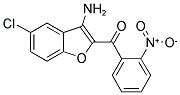 (3-AMINO-5-CHLORO-BENZOFURAN-2-YL)-(2-NITRO-PHENYL)-METHANONE Struktur