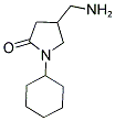 4-(AMINOMETHYL)-1-CYCLOHEXYL-2-PYRROLIDINONE Struktur