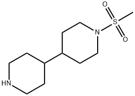 1-METHANESULFONYL-[4,4']BIPIPERIDINYL Struktur